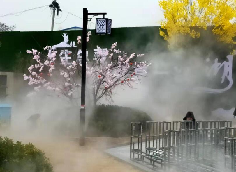 郑州公园雾森,河南景观造雾设备的优点